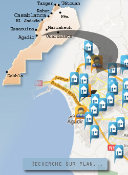 recherche immobiliere sur plan recherche immobiliere sur Agadir